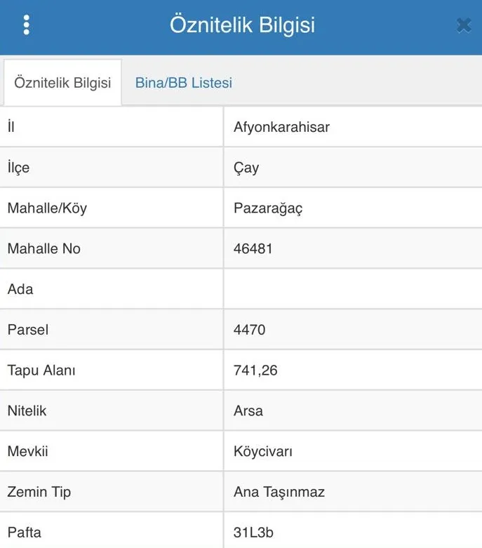 AYFON ÇAY PAZARAĞAÇ'DA 1482 M2 İKİ PARSEL SATILIK FIRSAT ARSALAR